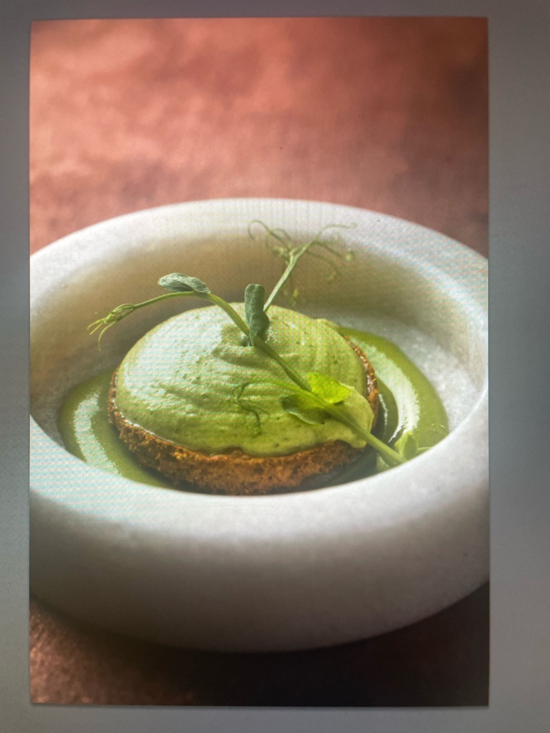 pastisset de pèsols i menta